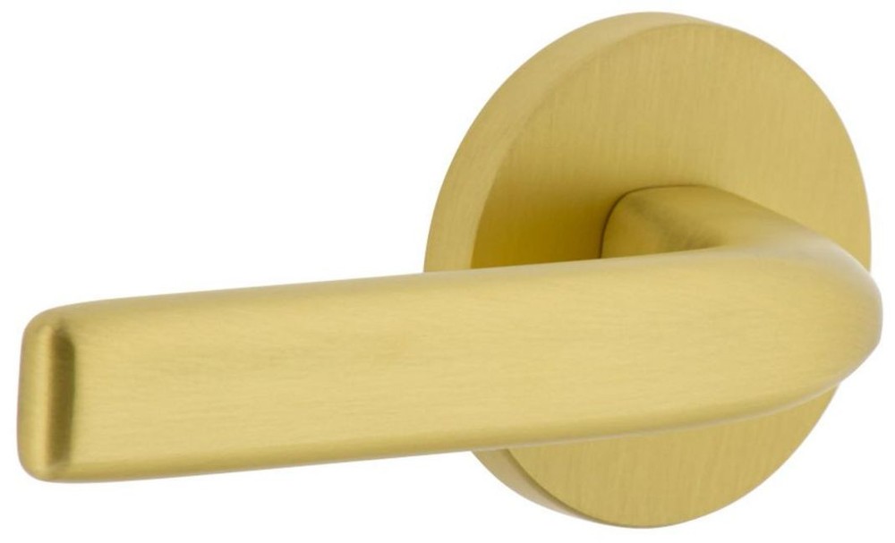 Viaggio Left Handed Solid Brass Privacy Lever CLOBLL_PRV_238_LH in Brass Finish