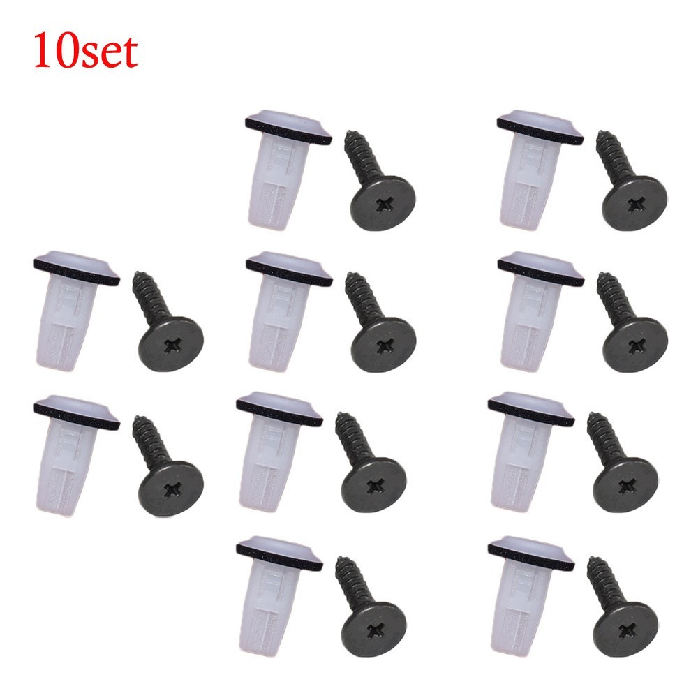 20pc Car Auto Wheel Arch Fender Lining Screw Grommets Clip Fastener Clamp Set