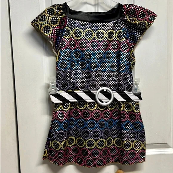 Disney Multiple Color Print Wizard Costume Play Pretend Dress Child Size S