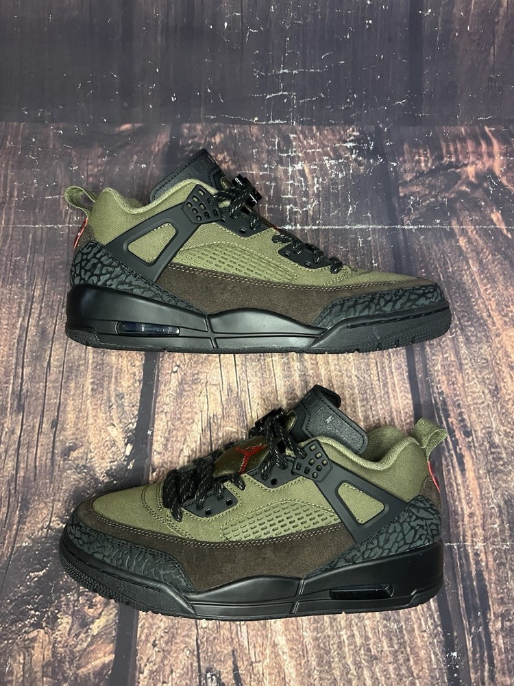 Nike Jordan Spizike Low Beef Broccoli Green Black Shoes Men’s Sz 7.5 IH1782 200