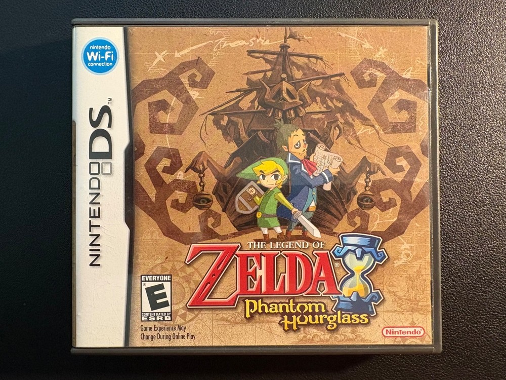 The Legend of Zelda: Phantom Hourglass (DS, 2007) - case, manual, game card