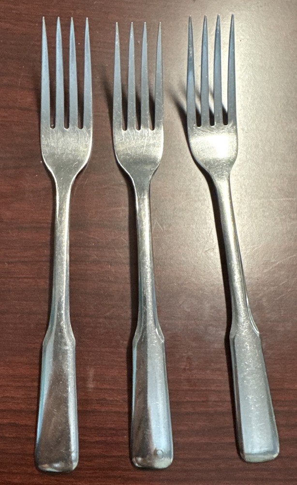 Vintage WM Rogers 3 Dinner Forks Friendship Stainless Steel Oneida