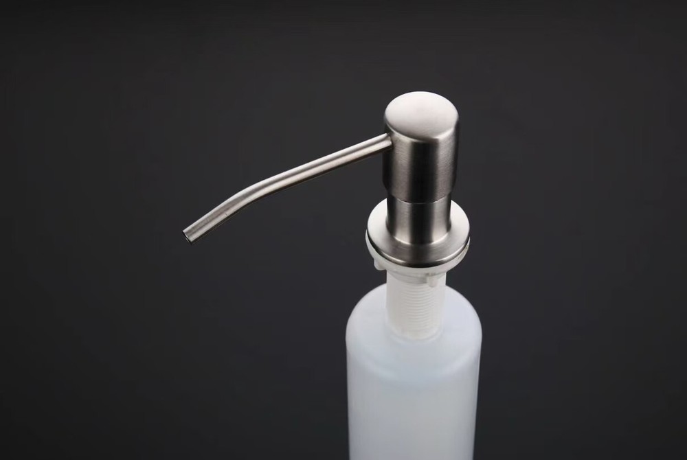 Brushed nickel SUS 304 stainless steel kitchen sink soap dispenser