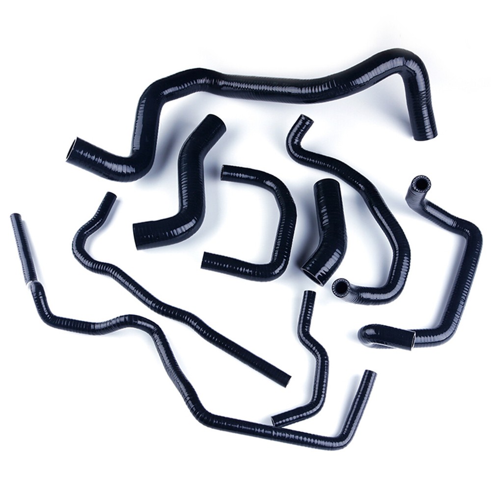 Silicone Radiator Hose Black Pipe For 2000-2006 VOLKSWAGEN VW Golf GTI MK4 1.8T