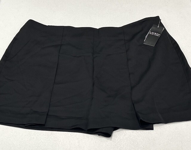 Lauren Ralph Lauren Women's Mini Skort, Black, Size 18
