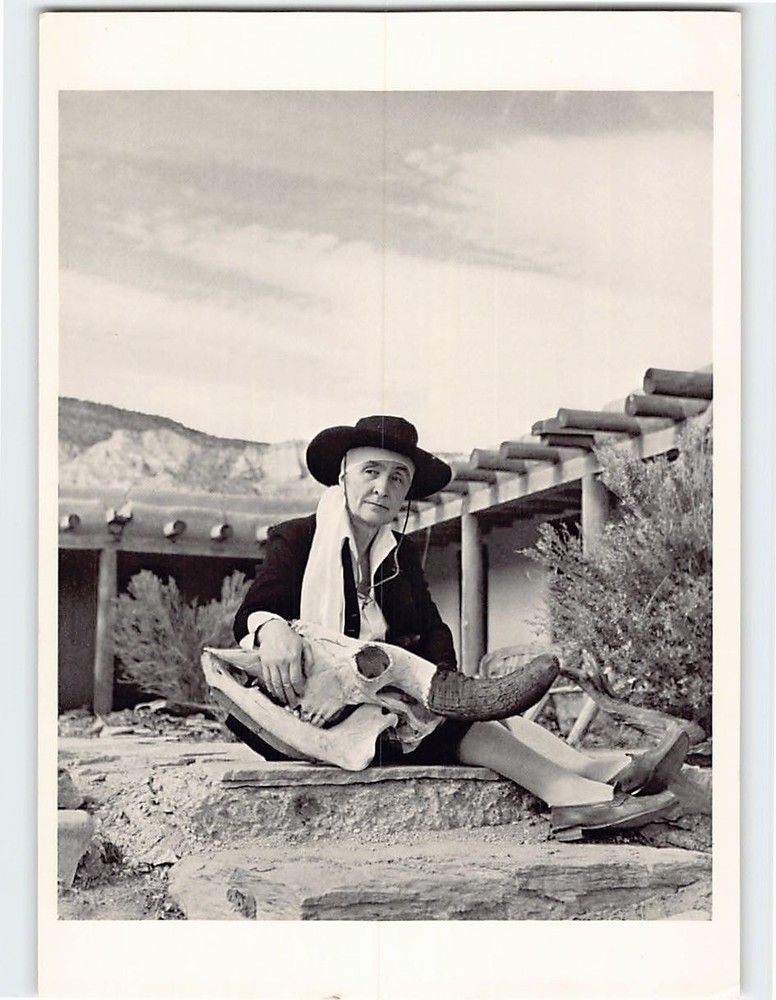 Postcard Georgia O Keefe Abiquiu New Mexico USA