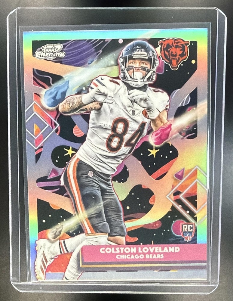 Colston Loveland 2025 Topps Cosmic Chrome Football #116 Refractor Bears