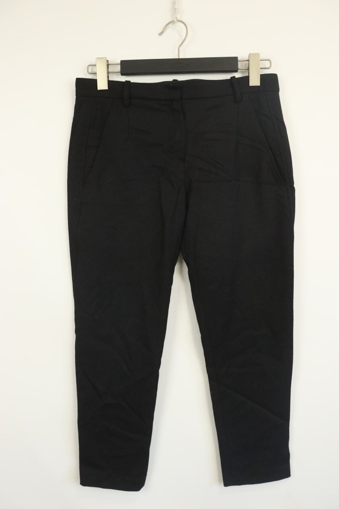 ISABEL MARANT ETOILE Black Wool Straight Dress Pants Trousers Size 1 / W32