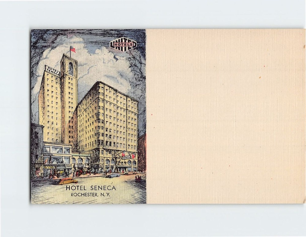 Postcard Hotel Seneca Rochester New York USA
