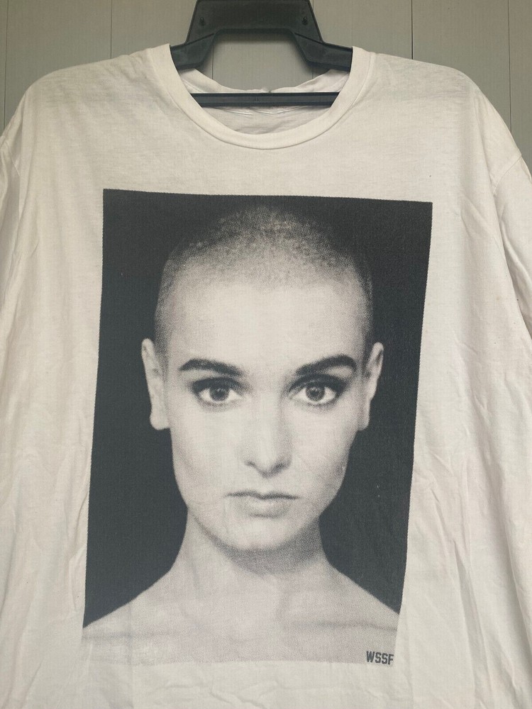 VTG Sinead O Connor Potrait Fight The Re al Enemy Shirt White S-5XL EE1011