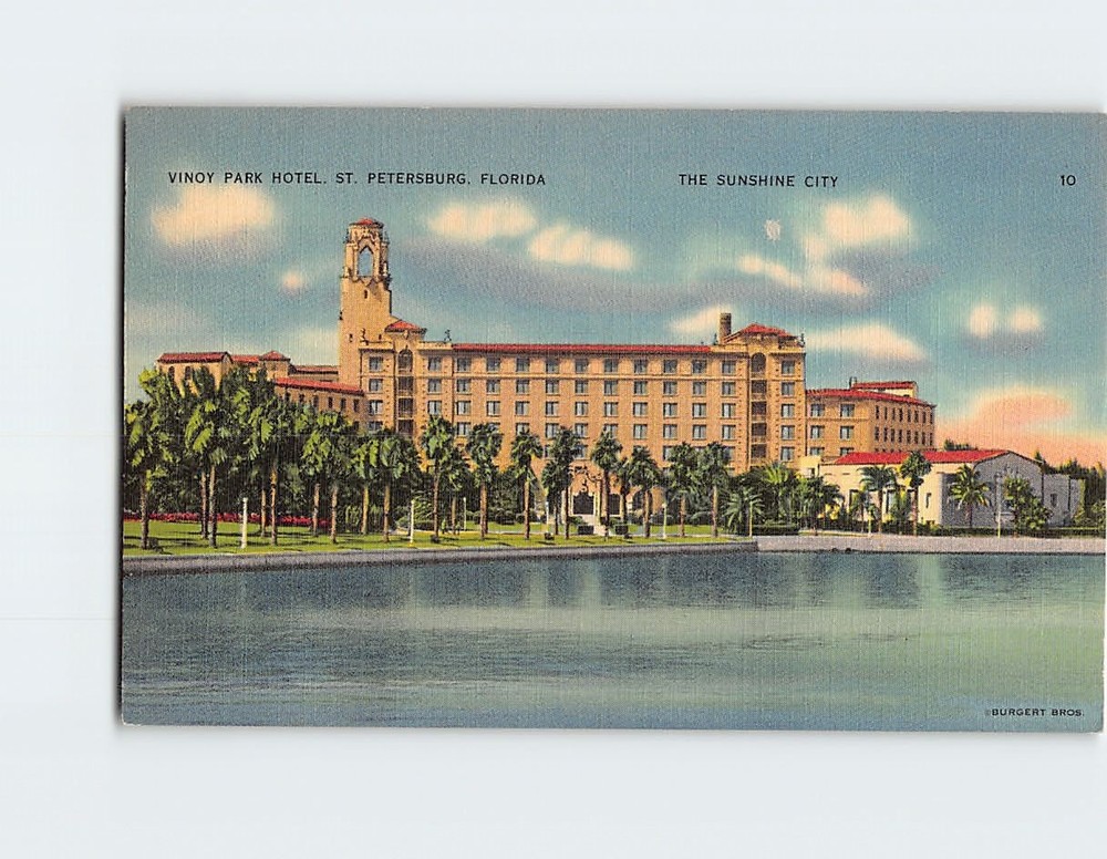 Postcard Vinoy Park Hotel St. Petersburg Florida USA