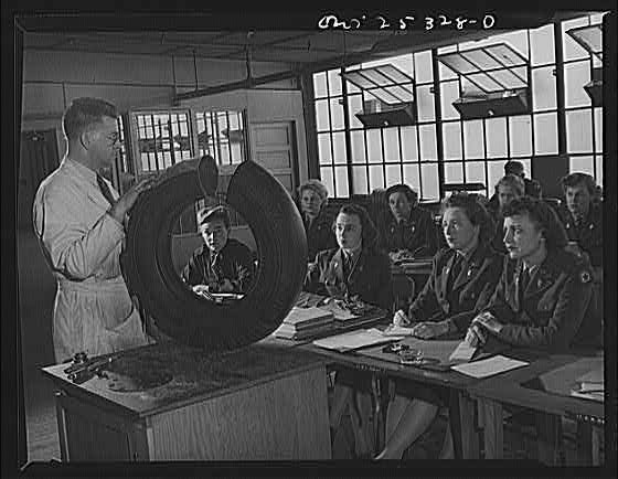 Baltimore Maryland Holabird Ordnance Depot WAACS 1940s Training Class