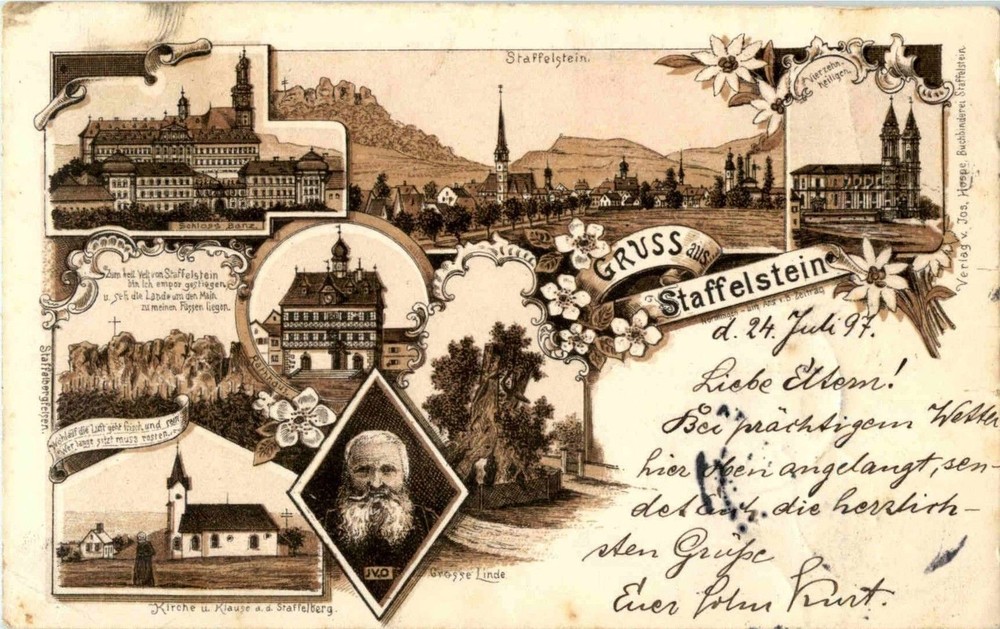 Staffelstone Greetings - Litho -30946