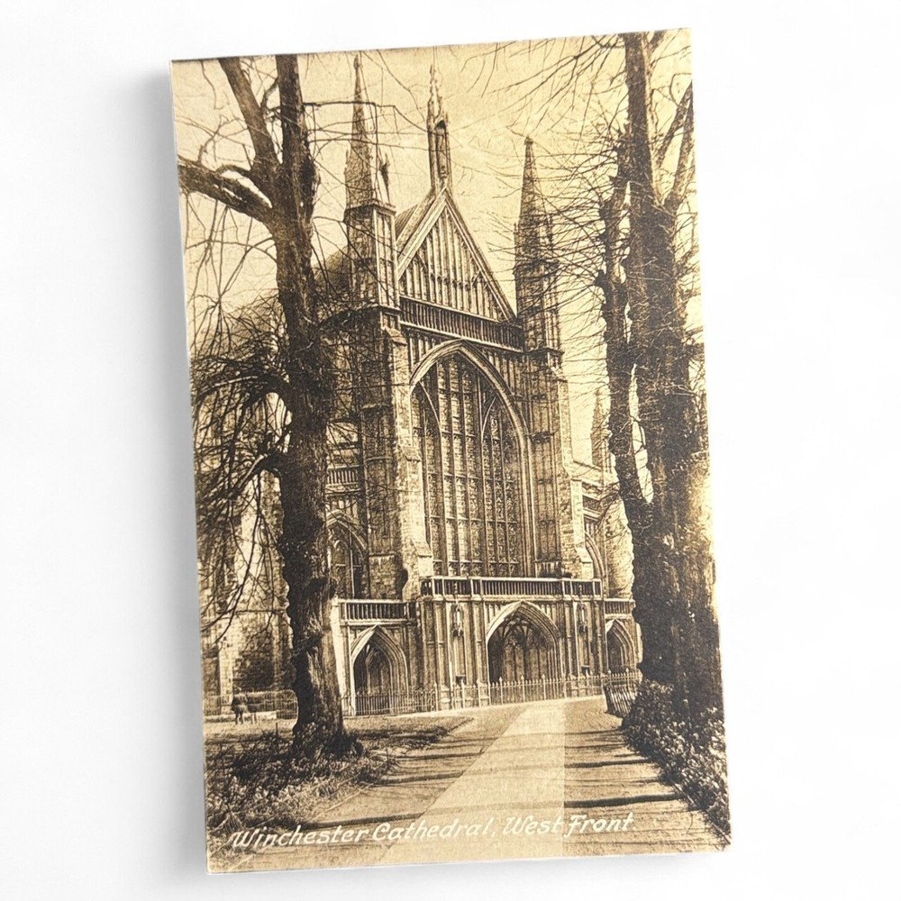 Vintage Friths Series Winchester Cathedral Postcard England