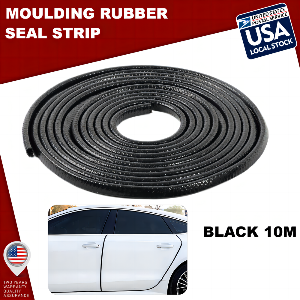 10M Car Door Trunk Seal Strip U Shape Weather Strip Edge Decoration Accessories