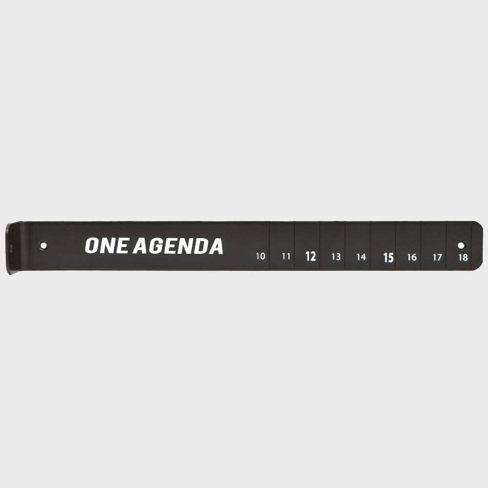 Legend Boat Fish Ruler | One Agenda 18 1/2 Inch Black Aluminum