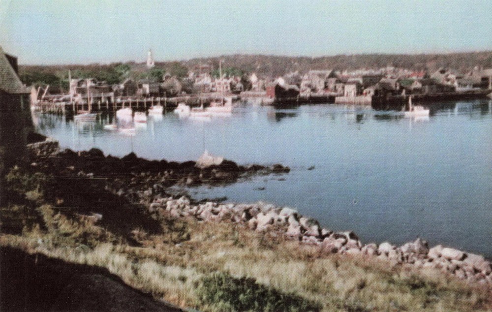 Harbor Scene - Rockport Massachusetts MA - Postcard