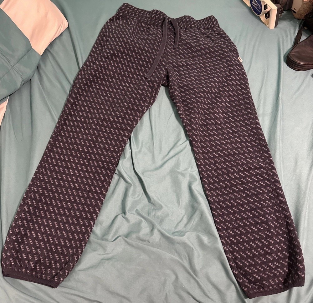 Aime Leon Dore Sherpa Fleece Sweatpants Blue Sz L EUC