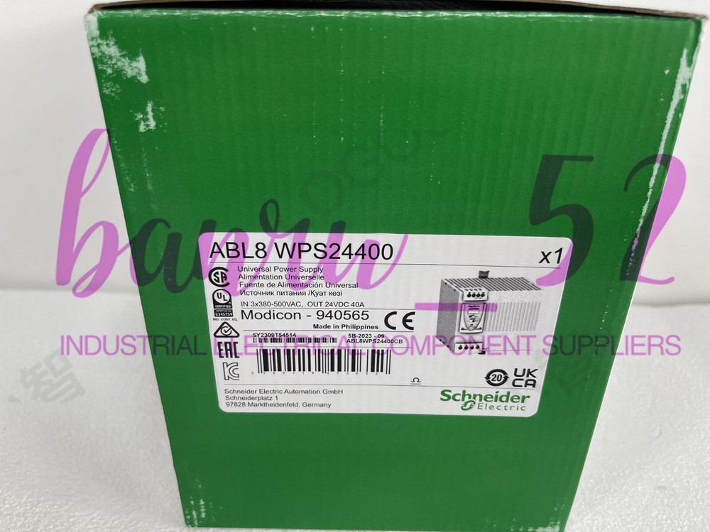 Schneider ABL8WPS24400 24V 400W Rail Mount Switching Power Supply