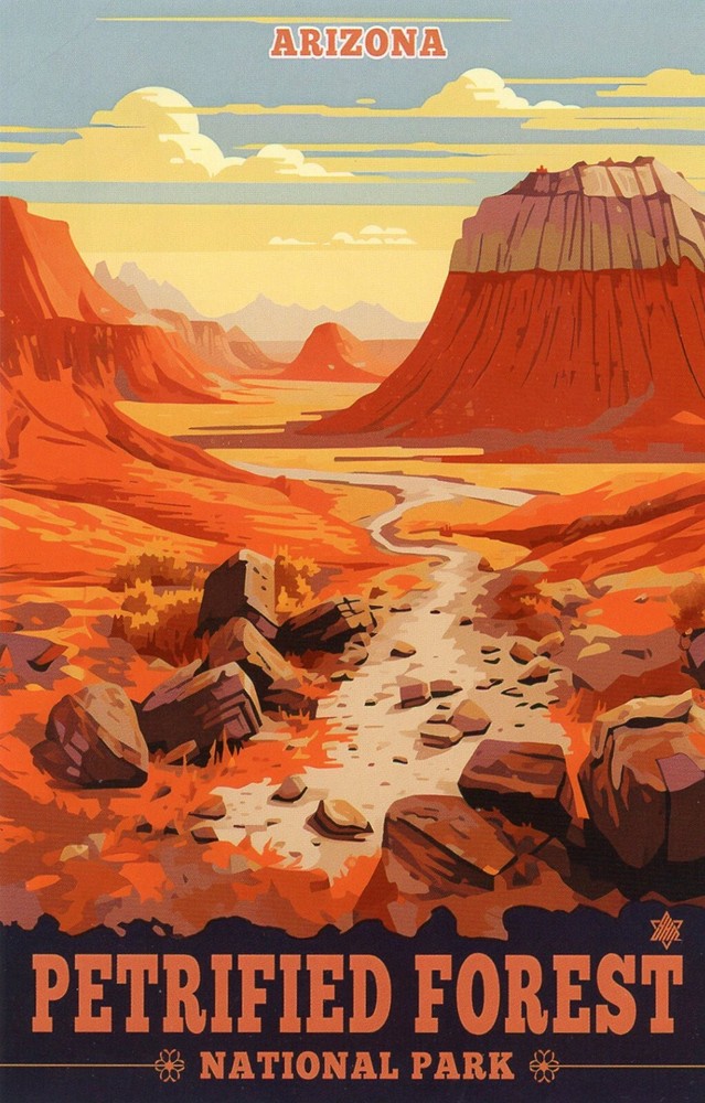 Petrified Forest National Park, Near Holbrook, Arizona --New POSTCARD