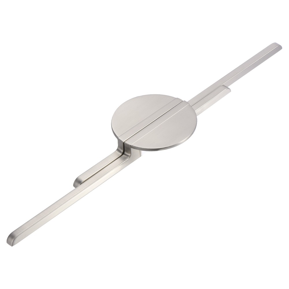 2 Pack Brushed Silver Cabinet Pulls Semicircle Cabinet Handle 11-1/3 inch/288mm