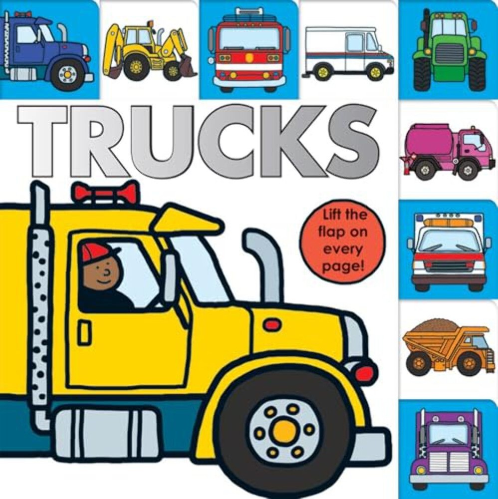 Lift-The-Flap Tab: Trucks: An Interactive Board Book for Little Fans of Trucks -