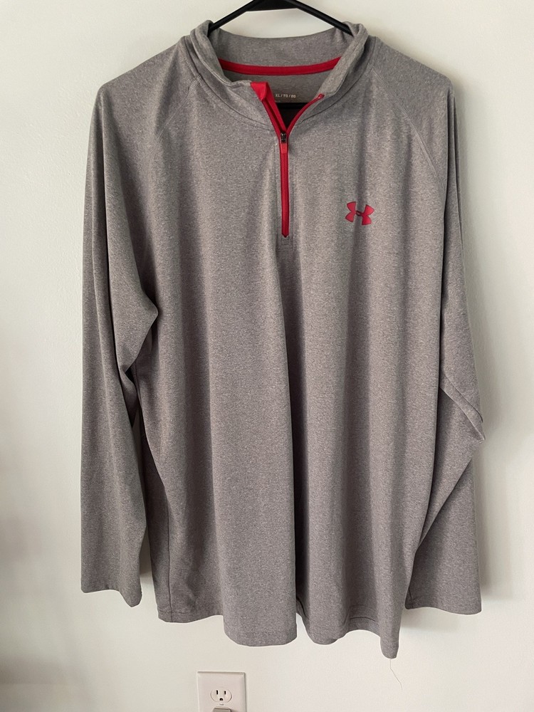 Under Armour 1/4 Quarter Zip Long Sleeve Shirt Men's XL Light Weight