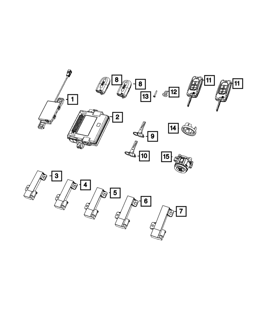 Genuine Mopar Hub Receiver 68462436AA
