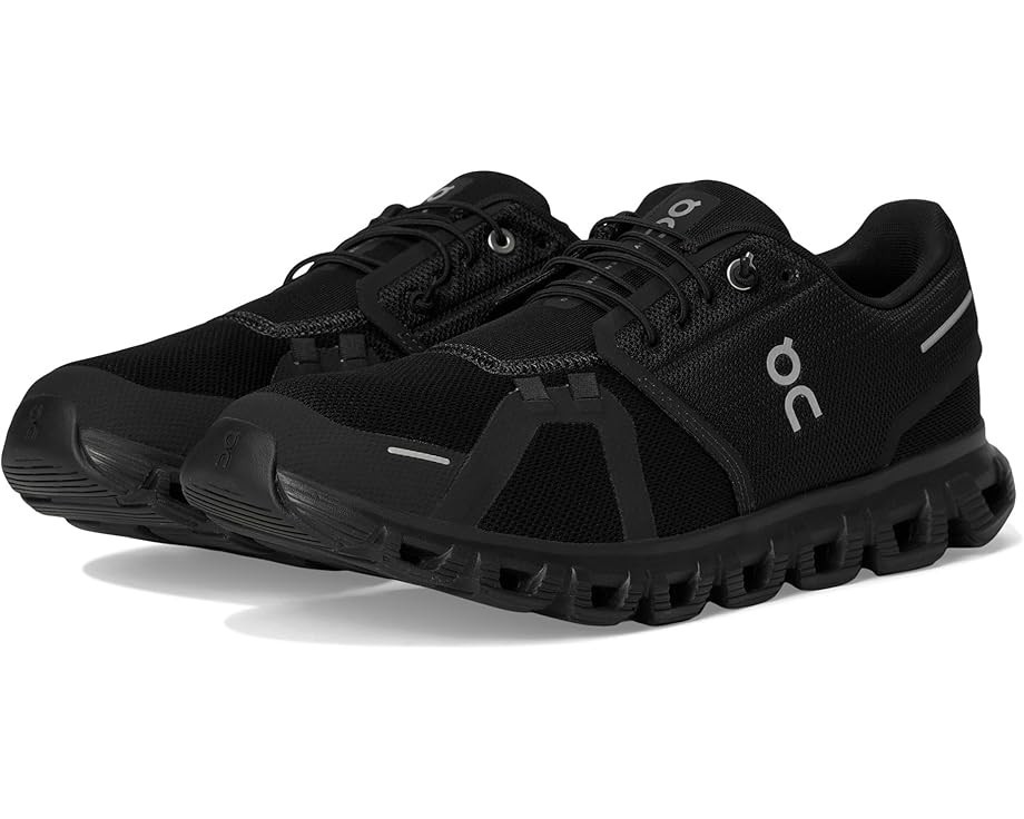 (Authentic) On Men's Cloud 6 Running Shoes, Black | Black, Medium, New