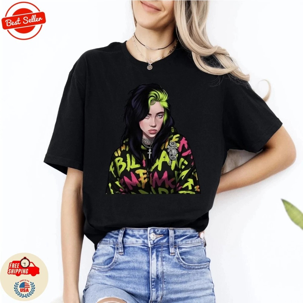 Billie Eilish Hit Me Hard and Soft Tour 2025 Concert Fan Gifts T-Shirt, S-5XL