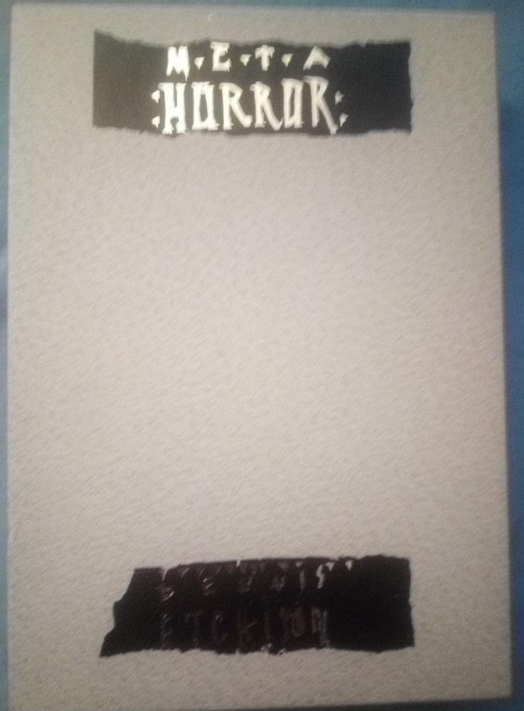 Meta Horror Limited Edition HC; First Edition, First Print; Etchison; Signed