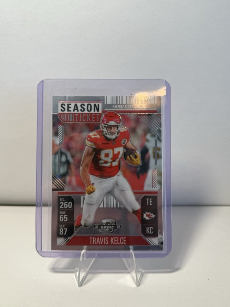 2024 Panini Contenders Optic NFL Travis Kelce Season Ticket