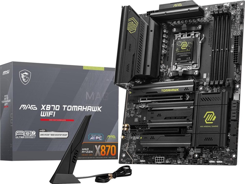 (Factory Refurbished) MSI MAG X870 TOMAHAWK WIFI AMD Wi-Fi 7 AM5 ATX MOTHERBOARD