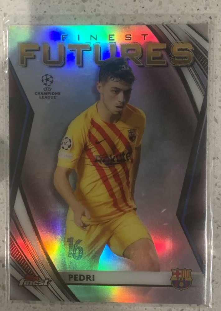2021-22 Finest UEFA Champions League #FF-3 Pedri Finest Futures 29228