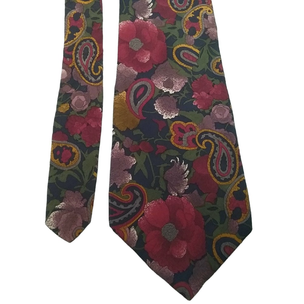 Robinson's Private Stock Floral Silk Men's Necktie