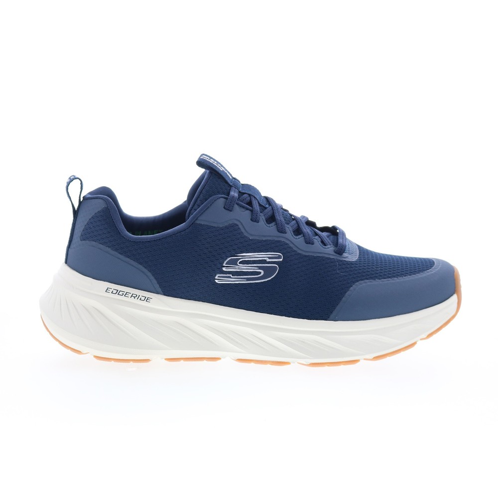 Skechers Edgeride - Rekze Mens Blue Extra Wide Lifestyle Sneakers Shoes