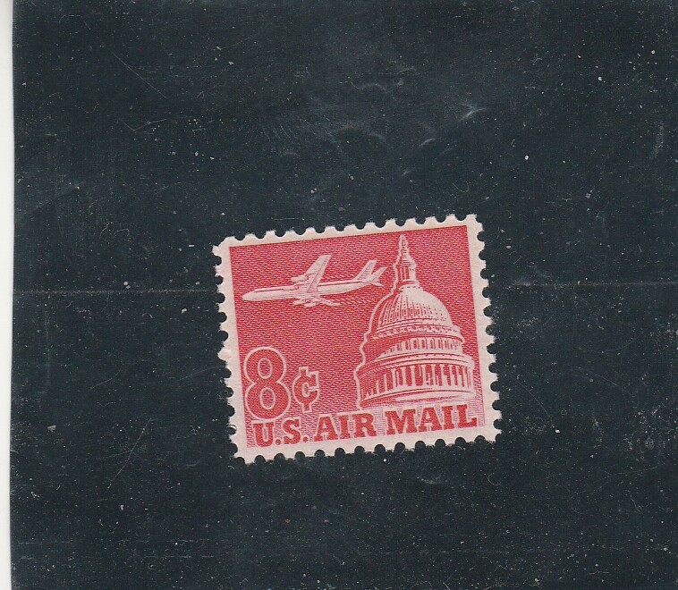 Scott # C 64 US Air Mail Airliner Capitol Dome MNH OG Stamp