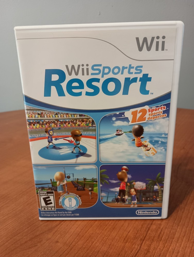 Wii Sports Resort Nintendo Wii CIB Complete W/ Manual & Inserts Tested & Working