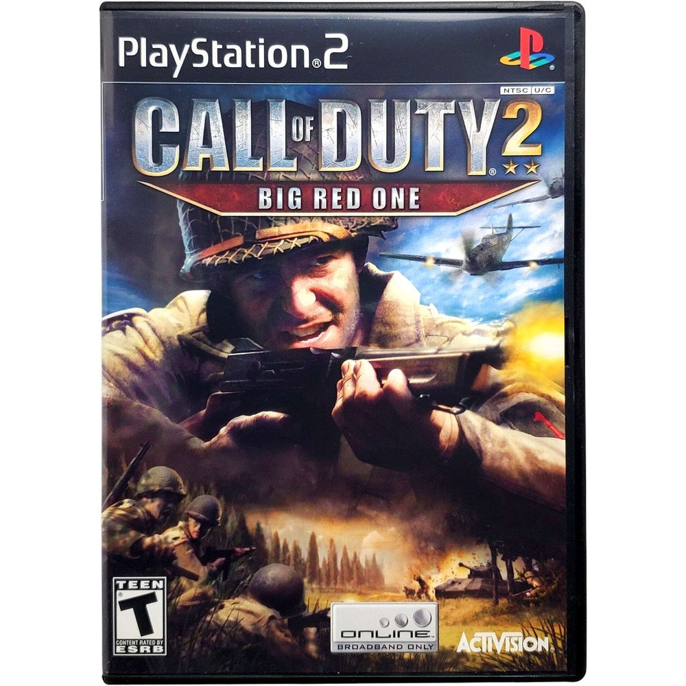 Call Of Duty 2 Big Red One - Sony Playstation 2 PS2 Pristine Tested 1Y Guarantee