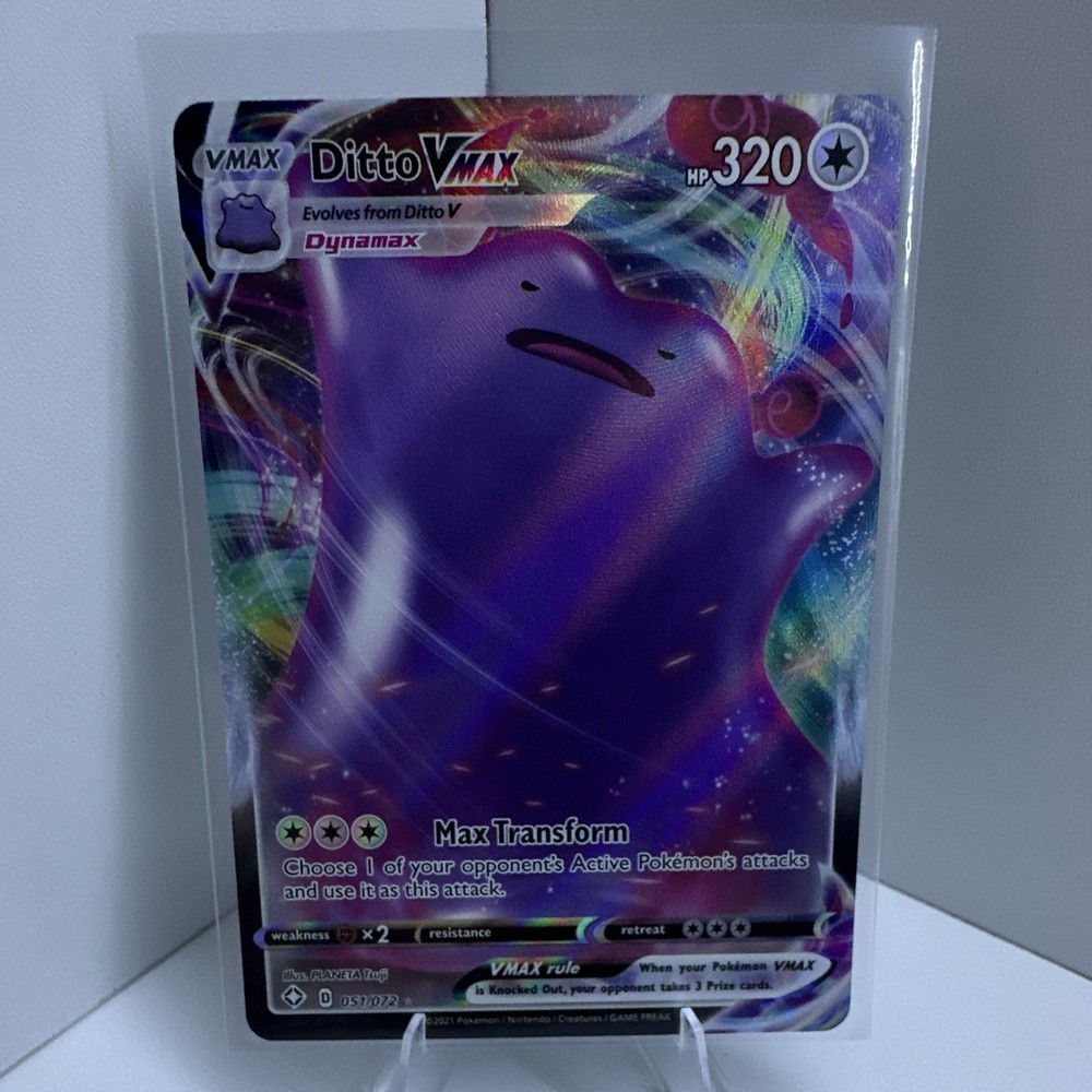 The Pokémon Company Ditto VMAX 051/072 Shining Fates Ultra Rare Holo ENG 320 HP
