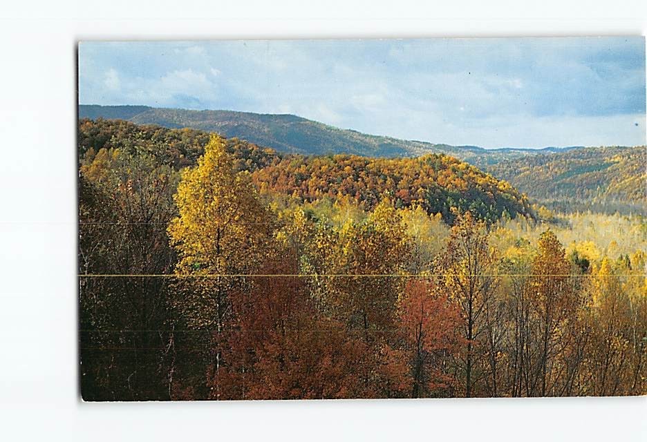 Postcard Scenic View in Great Smoky Mountains National Park USA