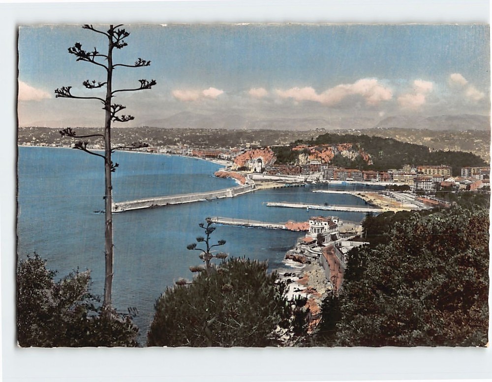 Postcard Aerial View Nice France