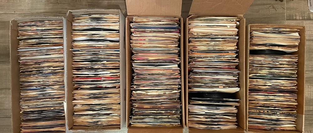 LOT 1000 Vintage 45 RPM 50s/60s/70s/80's Top Rock Pop R&B Soul Country