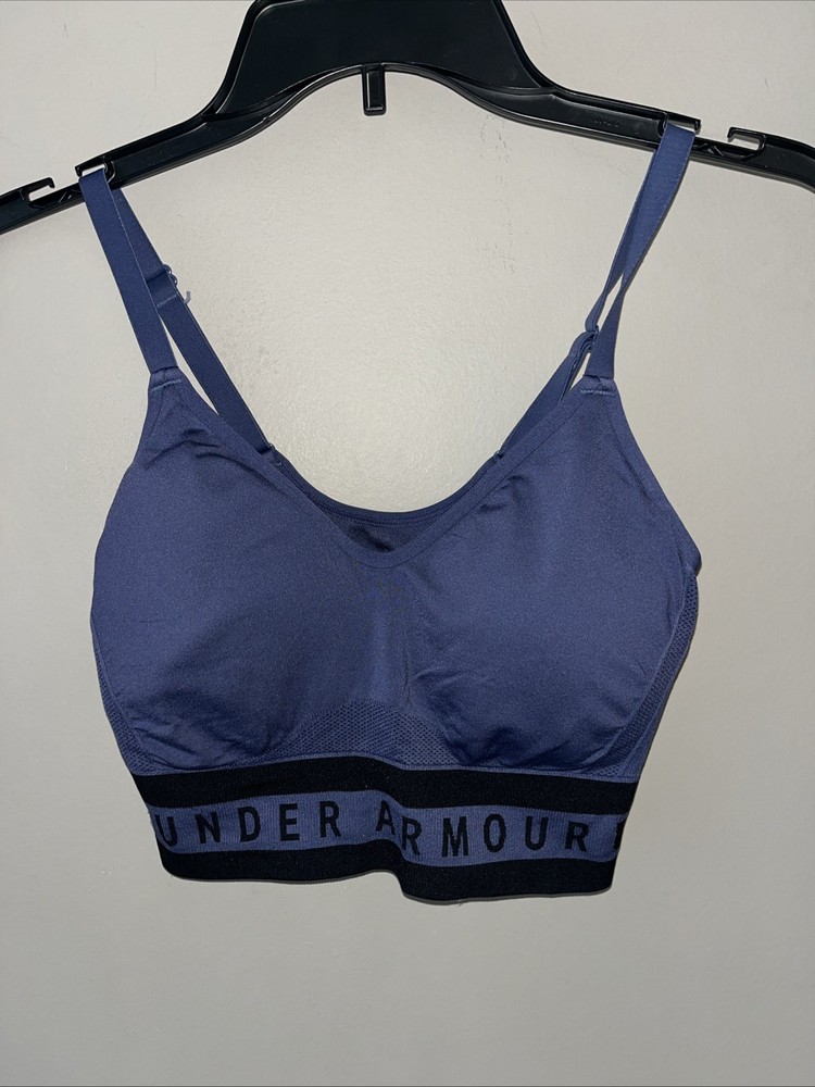 Under Armour Infinity Mid Bra Women Sports Breathable Quick Dry Gym Size Large