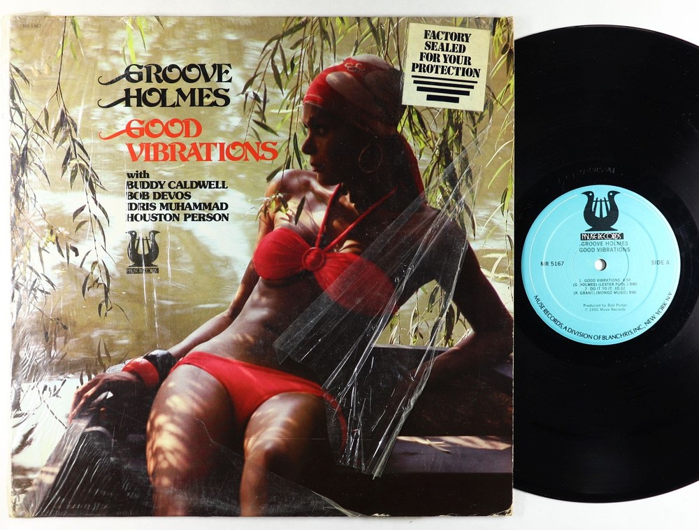 Groove Holmes - Good Vibrations LP - Muse RVG VG+ Shrink