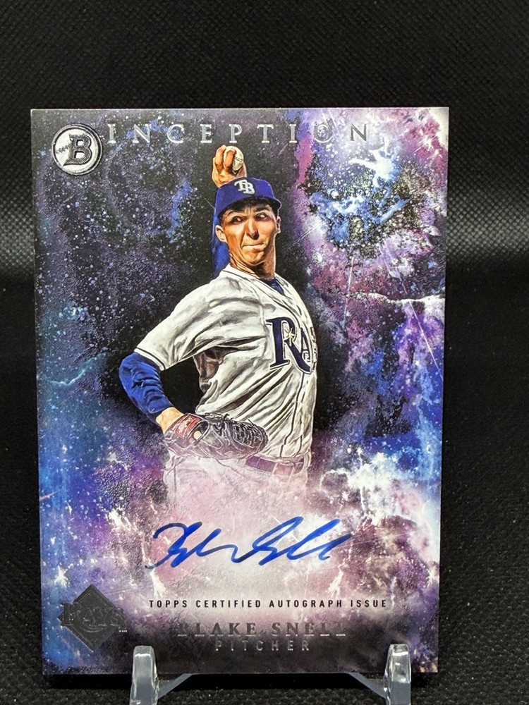 2016 Bowman Inception Blake Snell #PA-BS - Prospect Autographs (AU, RC) - Rays
