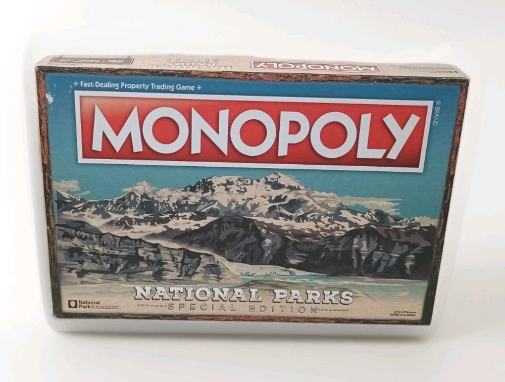 Monopoly  National Parks Special Edition.Hasbro 100% COMPLETE