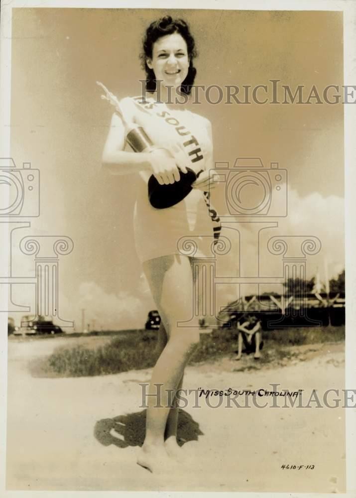 1939 Press Photo Margaret Allan Shealy, Miss America Contestant, South Carolina