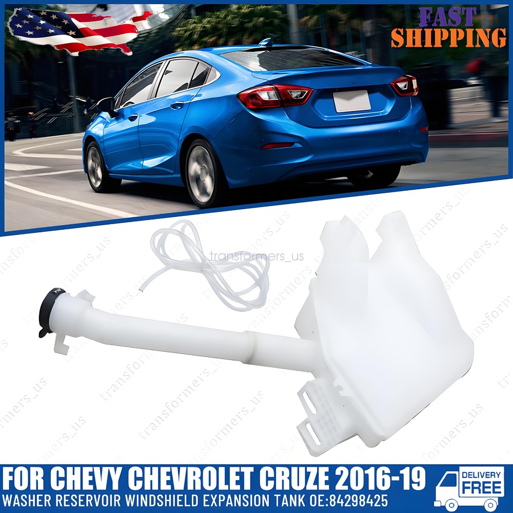 2016-19 Chevy Cruze Windshield Washer Reservoir Tank 84298425