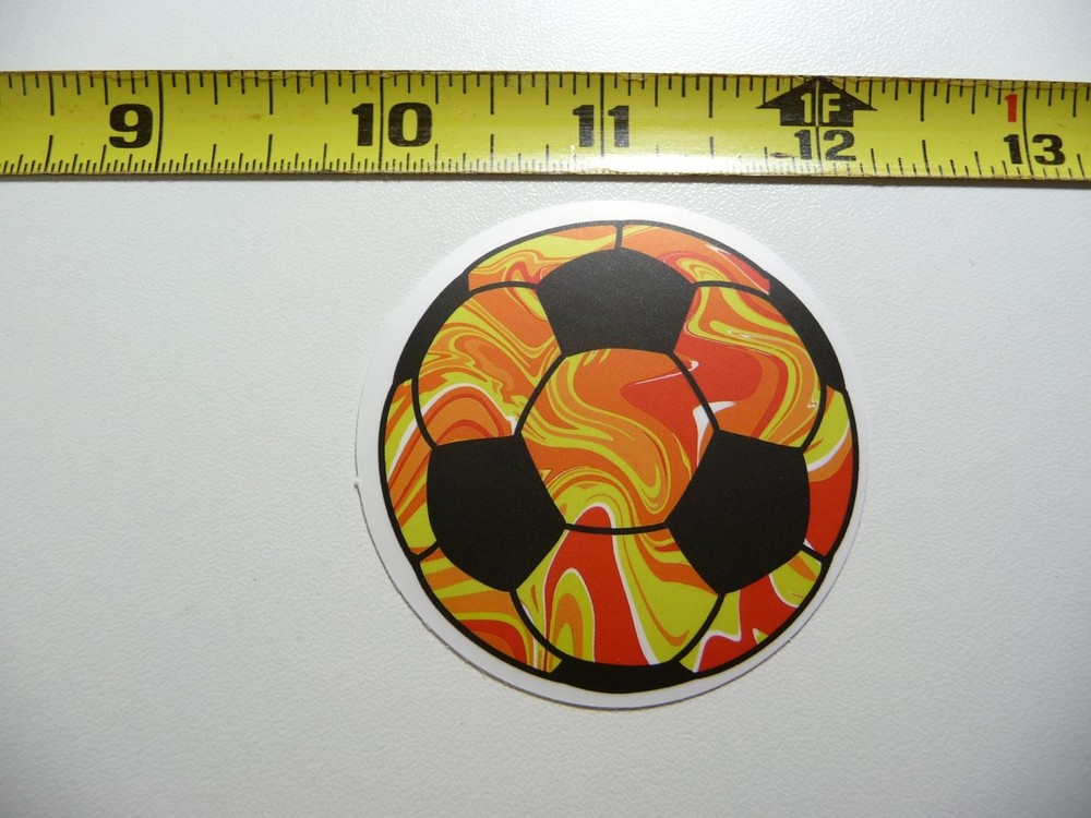 Magma Soccer Ball Decal Sticker for Sports Games